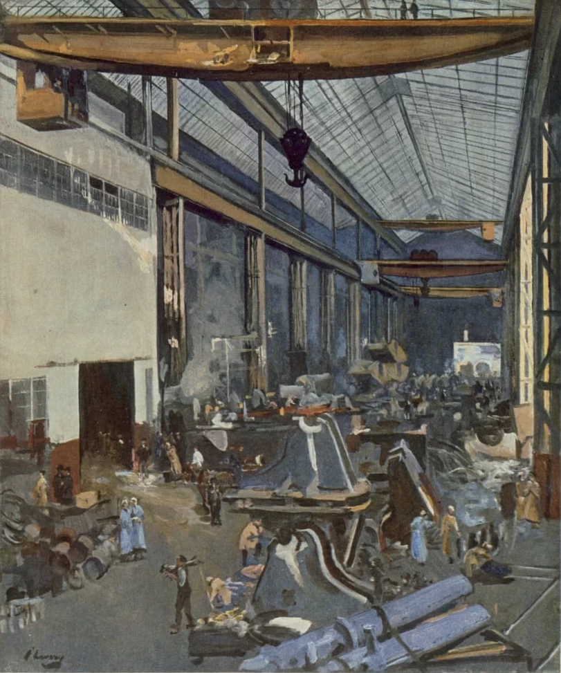 Carri armati a Newcastle, 1918